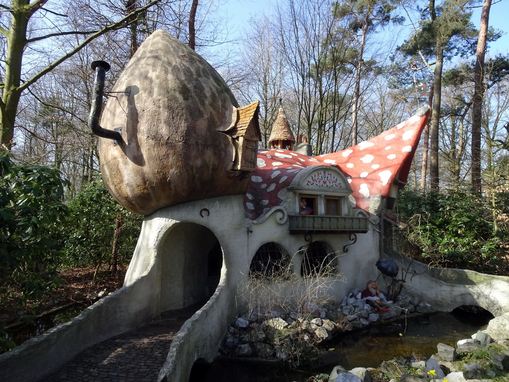 House at the Gnome Village attraction at the Fairytale Forest at the Marerijk kingdom