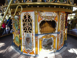 Central part of the carrousel at the Anton Pieck Plein square at the Marerijk kingdom