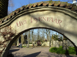 Entrance gate to the Laafland attraction at the Marerijk kingdom
