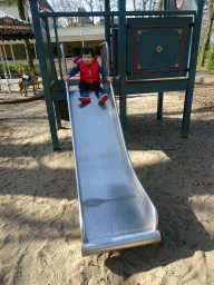 Max at the Kindervreugd playground at the Marerijk kingdom