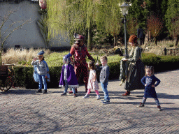 Actors and children at the Ton van de Ven square at the Marerijk kingdom