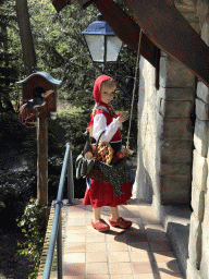 Little Red Riding Hood at the Little Red Riding Hood attraction at the Fairytale Forest at the Marerijk kingdom