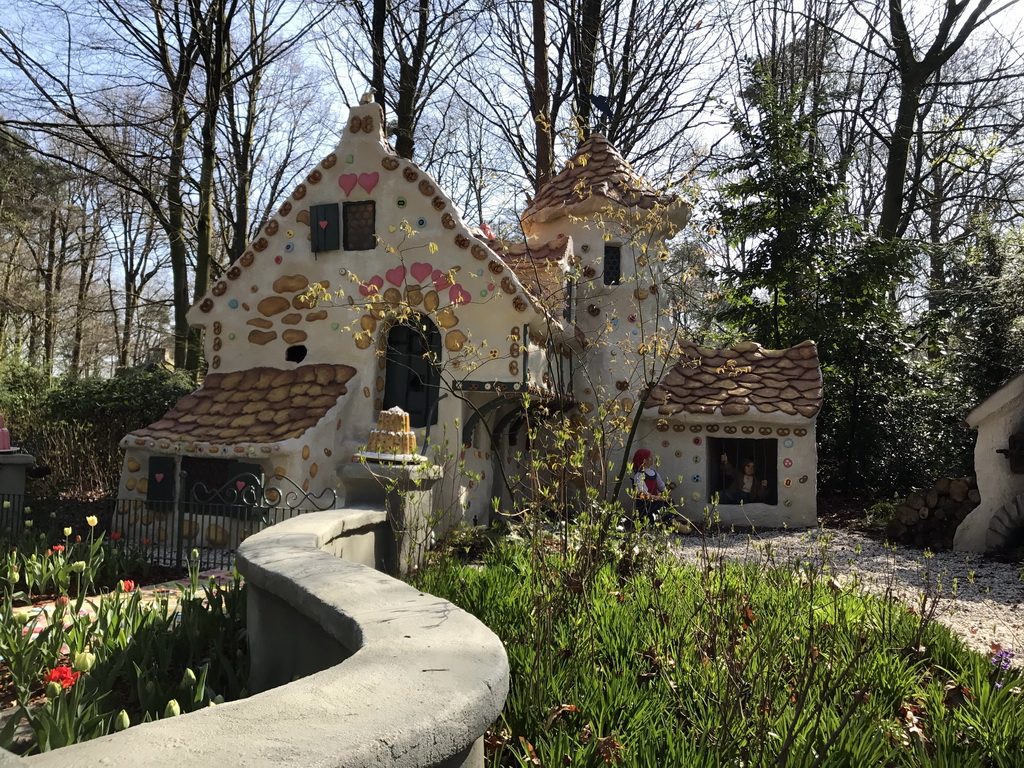 The Hansel and Gretel attraction at the Fairytale Forest at the Marerijk kingdom