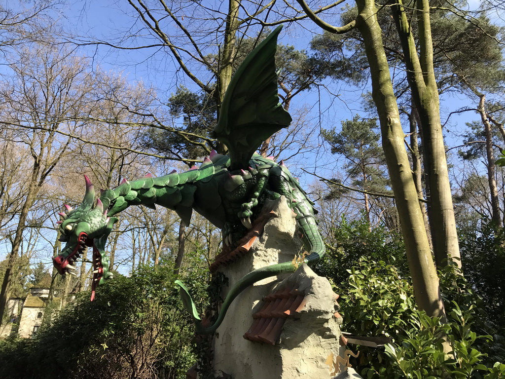 The Dragon attraction at the Fairytale Forest at the Marerijk kingdom