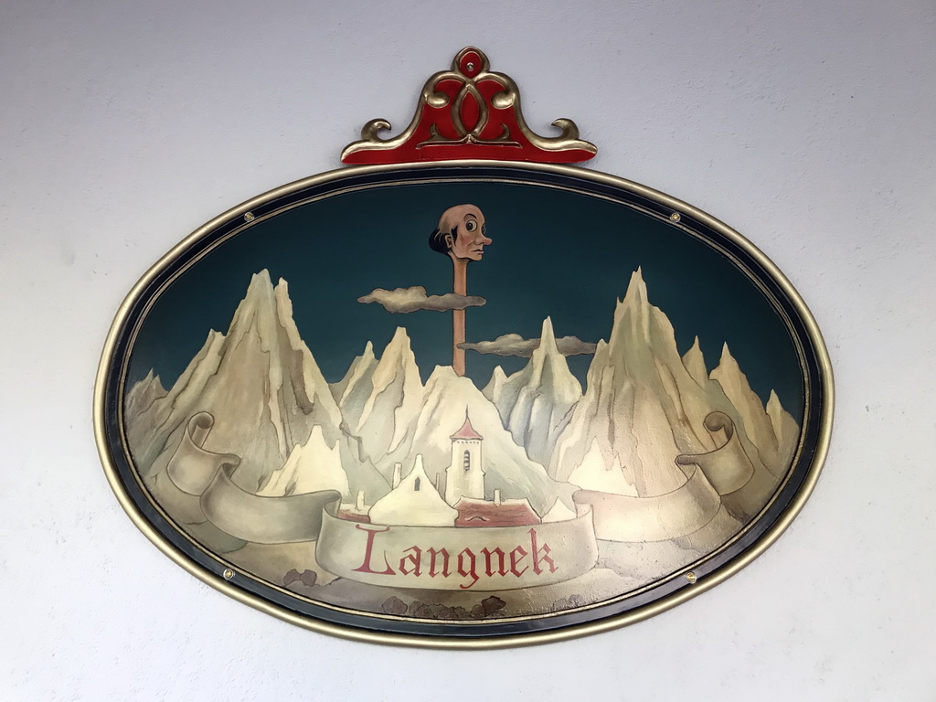 Painting of Langnek at the Six Servants attraction at the Fairytale Forest at the Marerijk kingdom