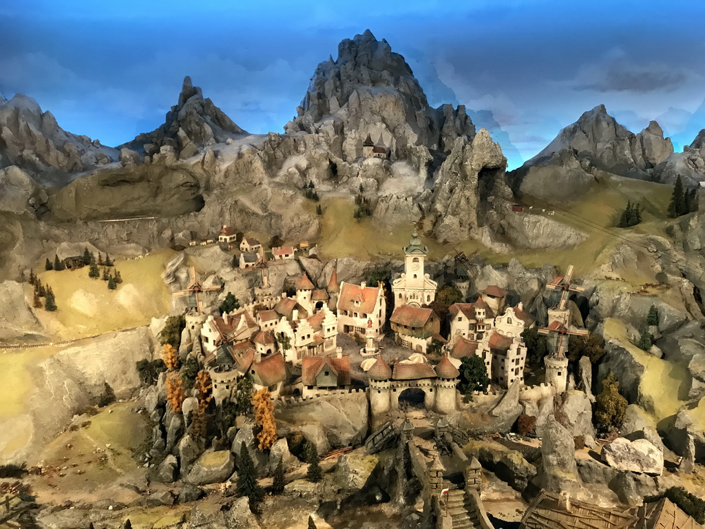 Miniature world at the Diorama attraction at the Marerijk kingdom