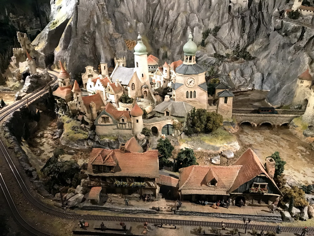 Miniature world at the Diorama attraction at the Marerijk kingdom