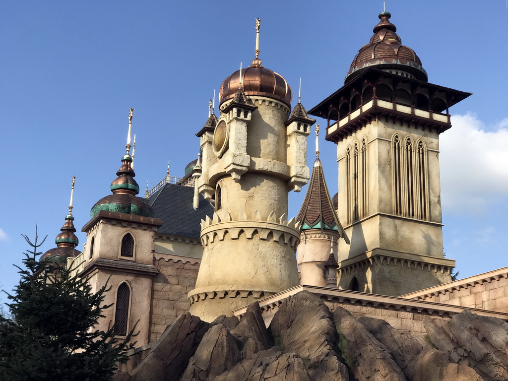 The Symbolica attraction at the Fantasierijk kingdom, under construction