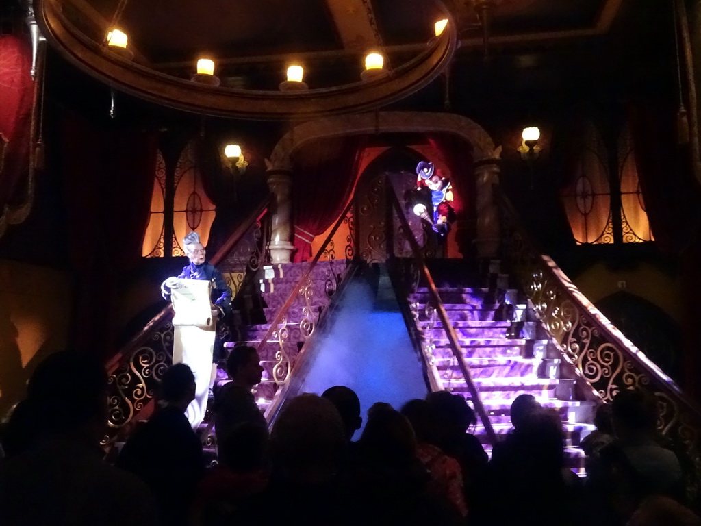 Staircase opening in the Lobby of the Symbolica attraction at the Fantasierijk kingdom