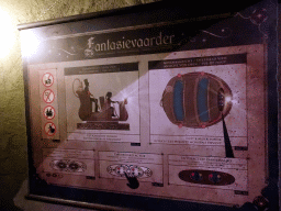 Explanation on the Fantasievaarder rider in the Symbolica attraction at the Fantasierijk kingdom