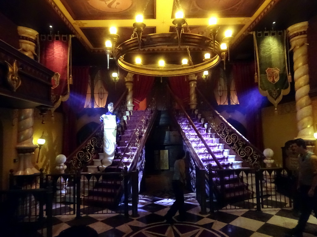 Opened staircase in the Lobby of the Symbolica attraction at the Fantasierijk kingdom
