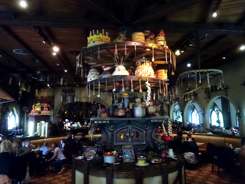 Interior of the Polles Keuken restaurant at the Fantasierijk kingdom