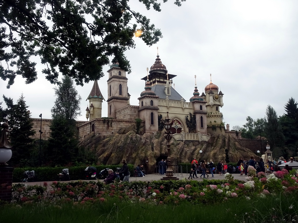 The Symbolica attraction at the Fantasierijk kingdom, viewed from the Polles Keuken restaurant