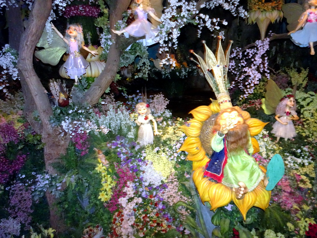 The Fairy Garden in the Droomvlucht attraction at the Marerijk kingdom