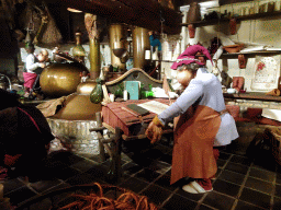 Interior of Lal`s Brouwhuys building at the Laafland attraction at the Marerijk kingdom