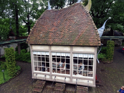 The Leerhuys building at the Laafland attraction at the Marerijk kingdom, viewed from the monorail