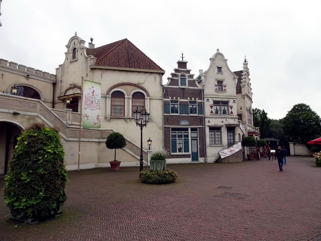 Front of Pinokkio`s restaurant at the Fantasierijk kingdom