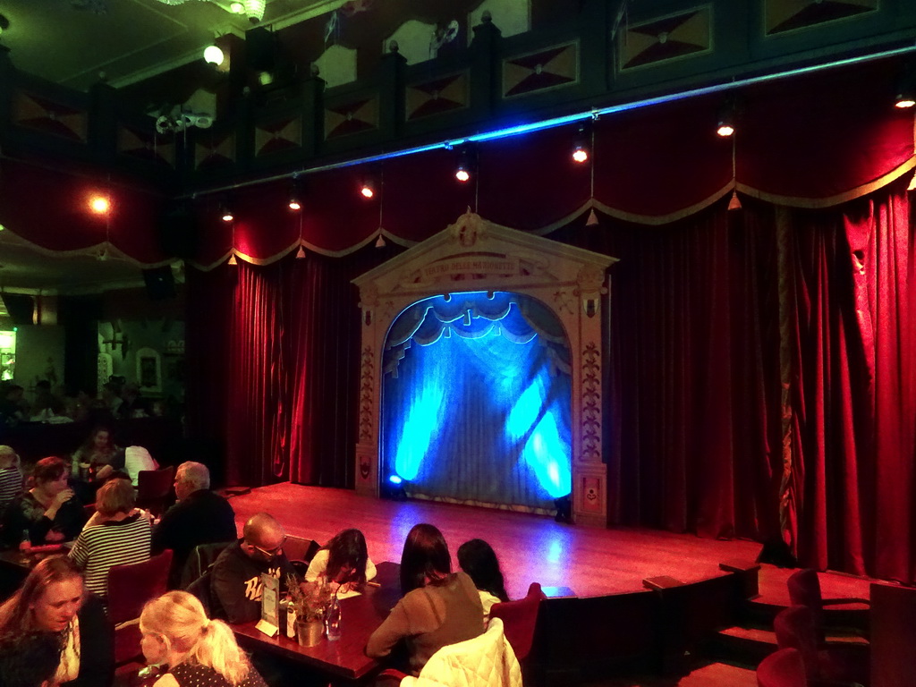 Stage at Pinokkio`s restaurant at the Fantasierijk kingdom
