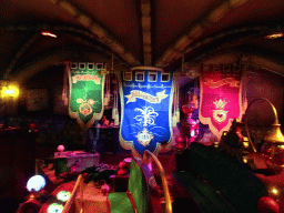 Banners of the Music Tour, Hero Tour and Treasure Tour of the Symbolica attraction at the Fantasierijk kingdom