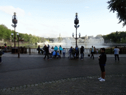 The Aquanura lake at the Anderrijk kingdom, just after the water show