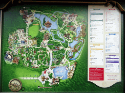 Map of the Efteling theme park