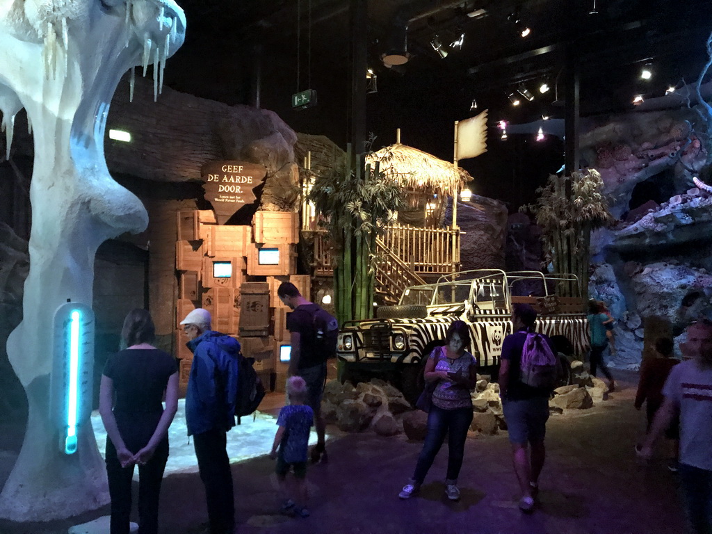 Interior of the playground of the Octopus restaurant at the Anderrijk kingdom