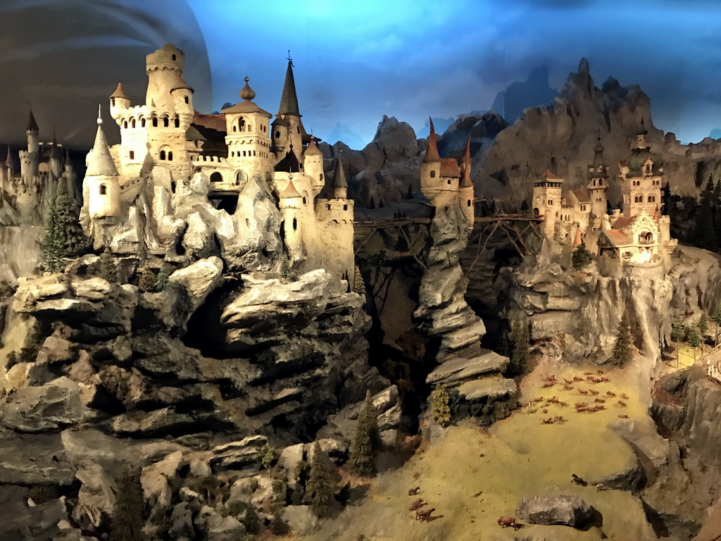 Miniature world at the Diorama attraction at the Marerijk kingdom