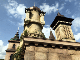 Towers of the Symbolica attraction at the Fantasierijk kingdom