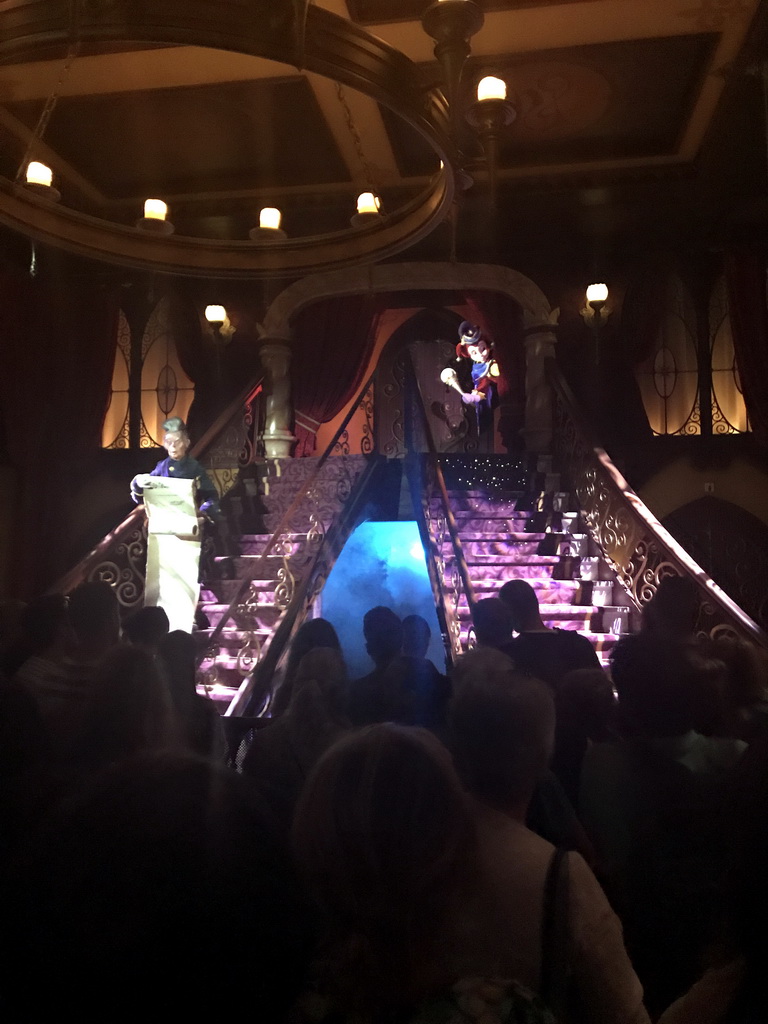 Staircase opening in the Lobby of the Symbolica attraction at the Fantasierijk kingdom