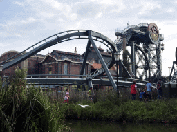 The Baron 1898 attraction of the Ruigrijk kingdom, viewed from our Gondoletta at the Gondoletta attraction at the Reizenrijk kingdom