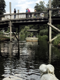 Bridge, ducks and Gondolettas at the Gondoletta attraction at the Reizenrijk kingdom