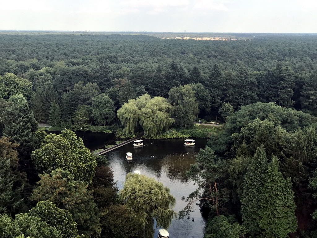 The Gondoletta attraction at the Reizenrijk kingdom, viewed from the Pagode attraction