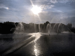 The Aquanura lake at the Fantasierijk kingdom, during the water show