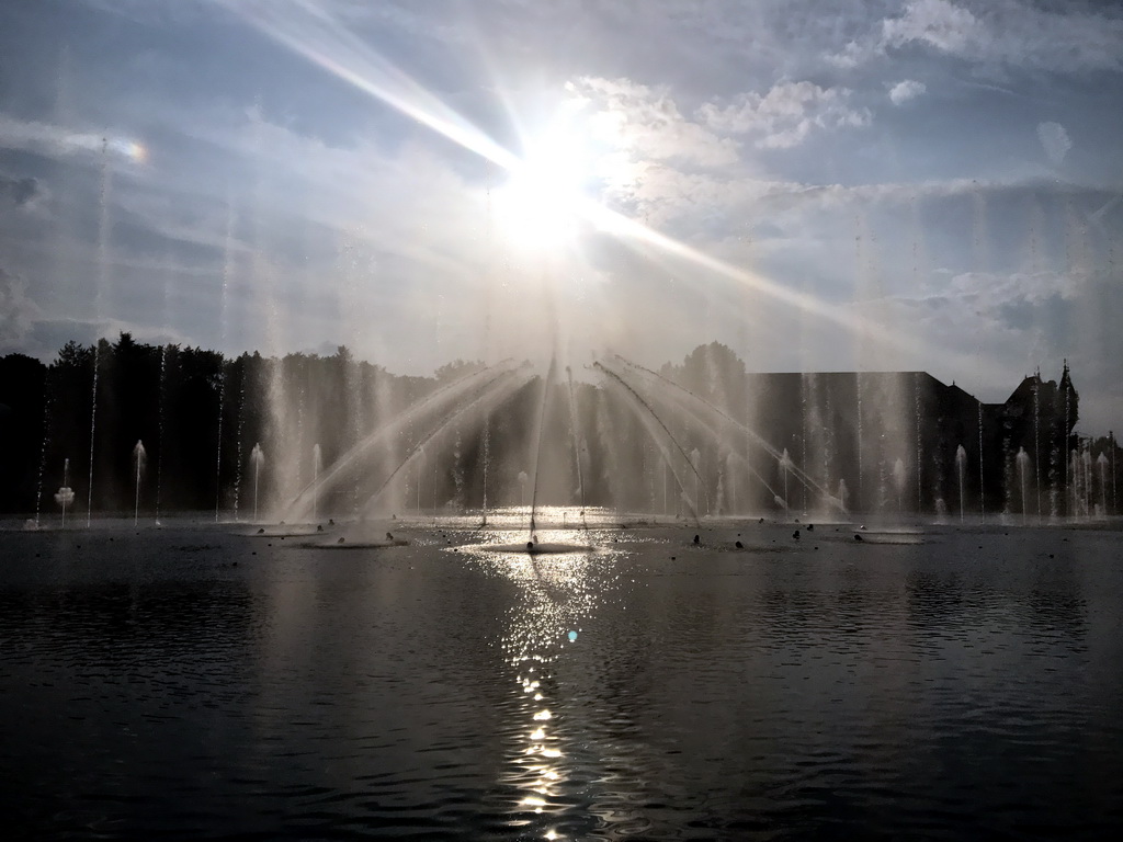 The Aquanura lake at the Fantasierijk kingdom, during the water show