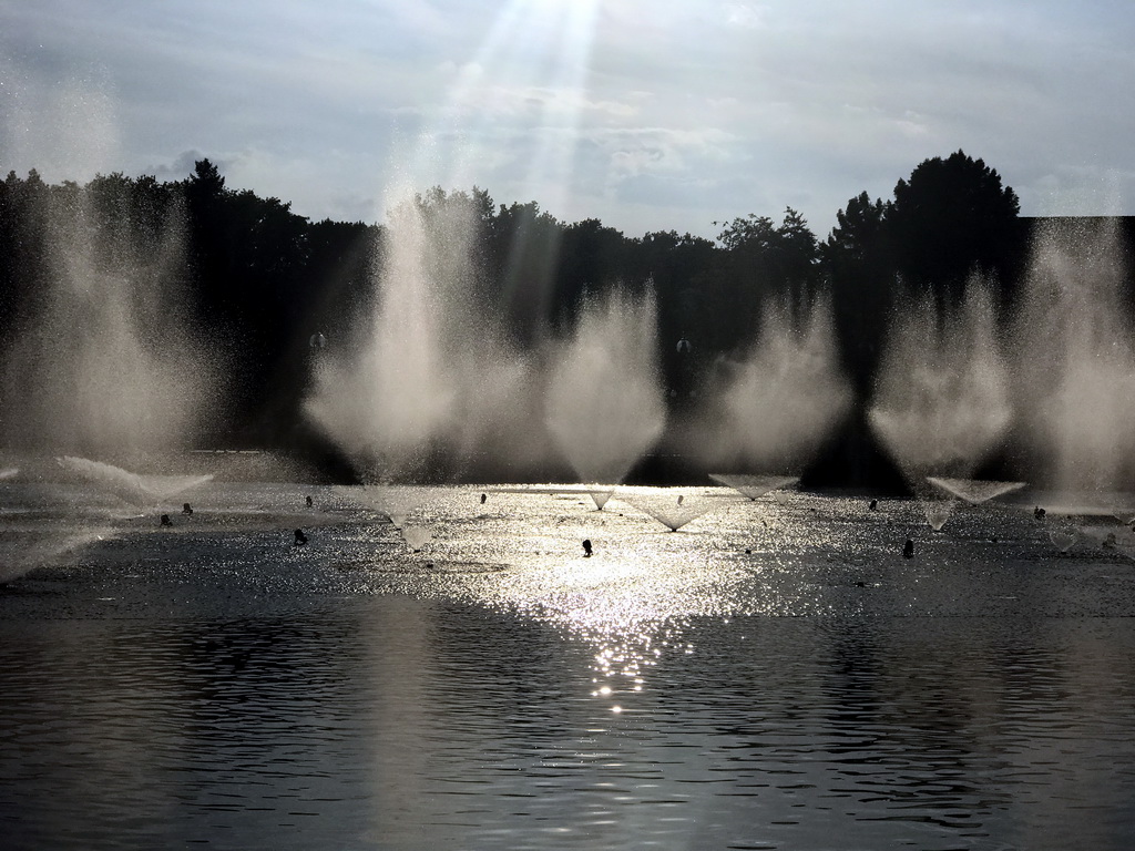 The Aquanura lake at the Fantasierijk kingdom, during the water show