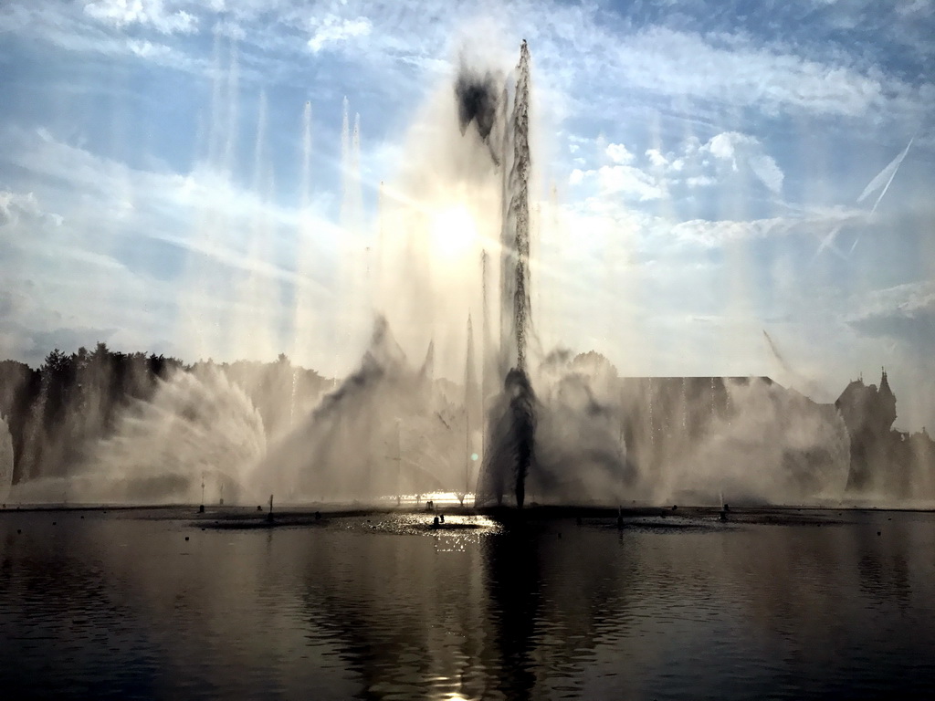 The Aquanura lake at the Fantasierijk kingdom, during the water show