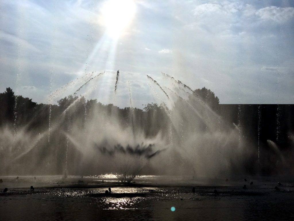 The Aquanura lake at the Fantasierijk kingdom, during the water show