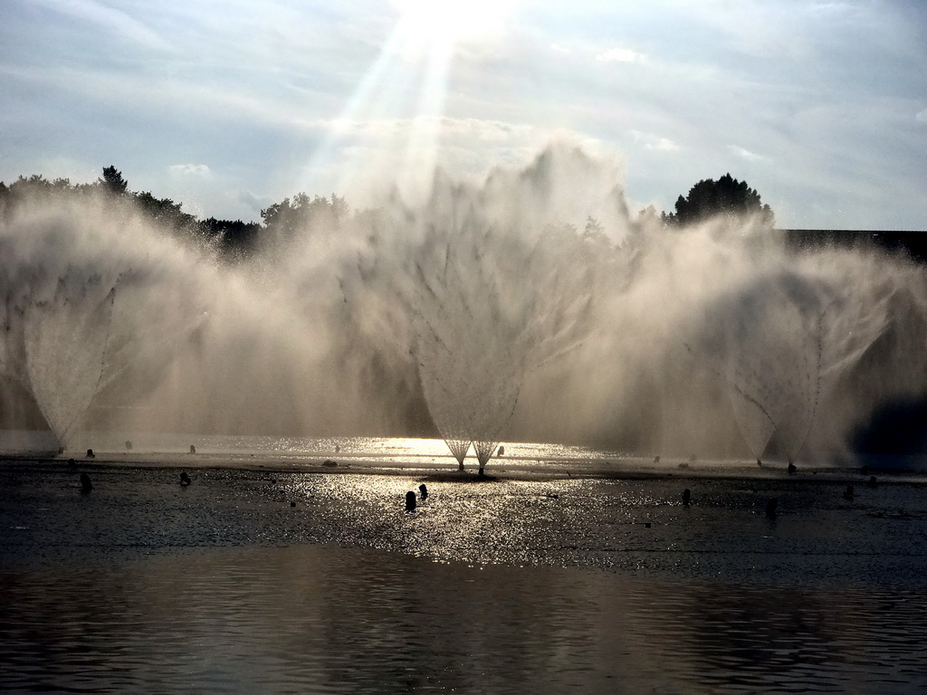 The Aquanura lake at the Fantasierijk kingdom, during the water show