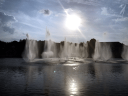 The Aquanura lake at the Fantasierijk kingdom, during the water show