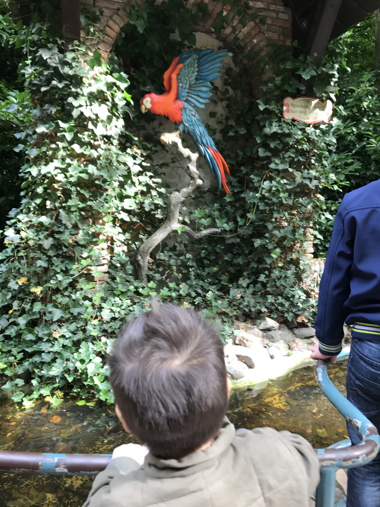 Max at the Naughty Princess attraction at the Fairytale Forest at the Marerijk kingdom