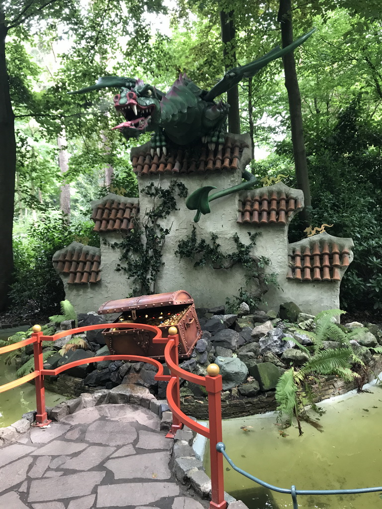 The Dragon attraction at the Fairytale Forest at the Marerijk kingdom