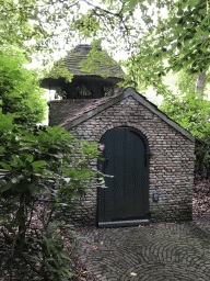 Back side of the Magical Clock attraction at the Fairytale Forest at the Marerijk kingdom