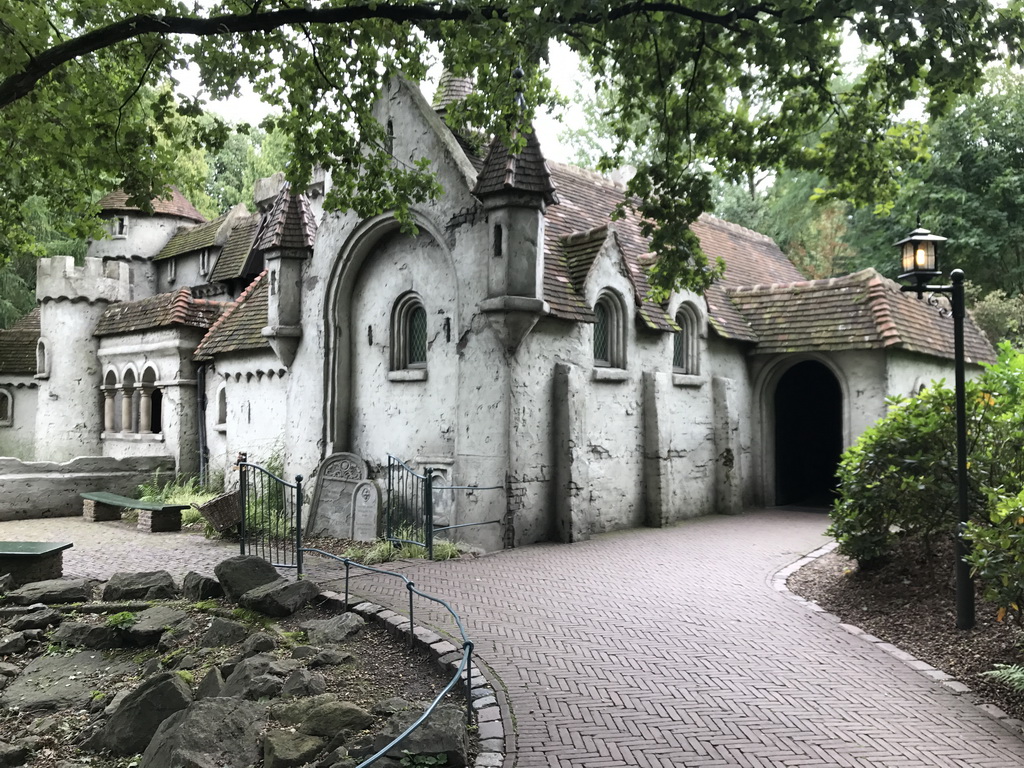 Front of the Little Match Girl attraction at the Fairytale Forest at the Marerijk kingdom