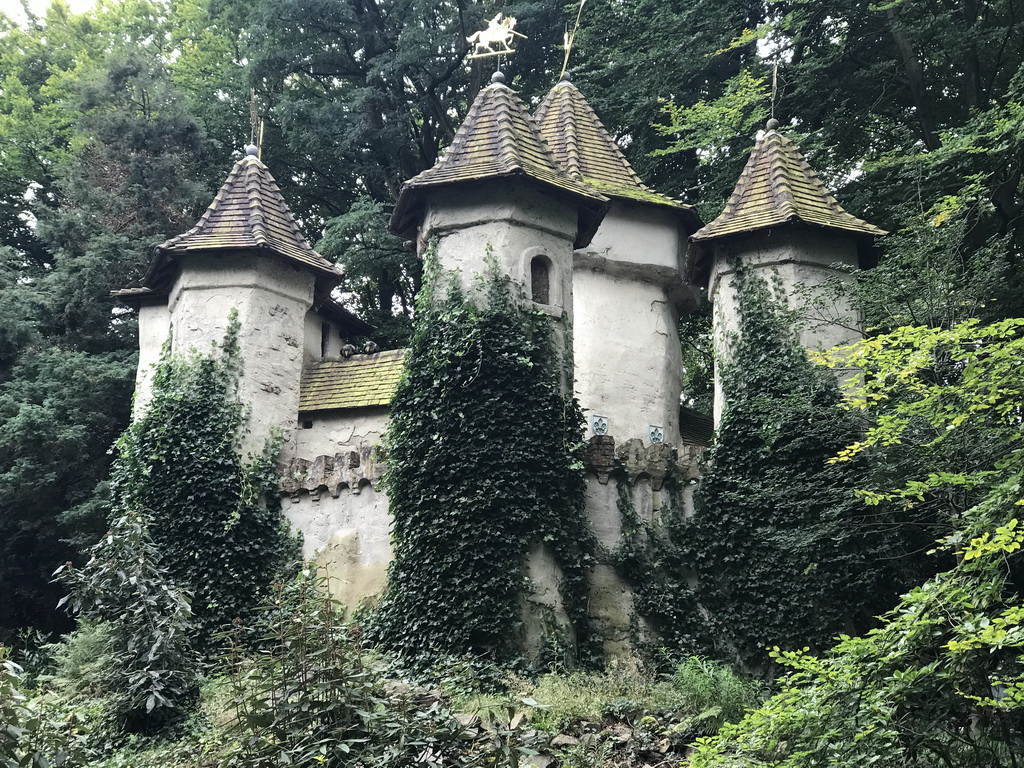 The Castle of Sleeping Beauty at the Sleeping Beauty attraction at the Fairytale Forest at the Marerijk kingdom