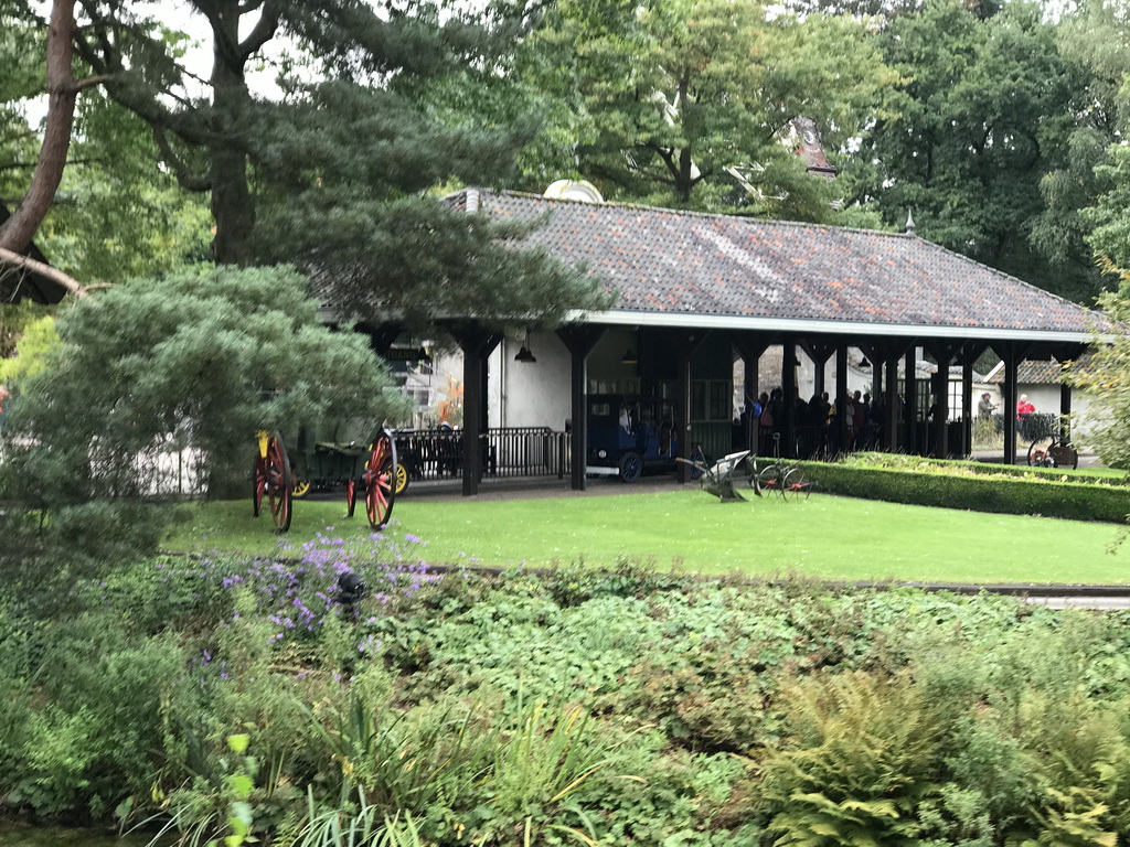 The Oude Tufferbaan attraction at the Ruigrijk kingdom, viewed from the train