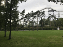 The Python attraction at the Ruigrijk kingdom, viewed from the train