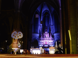 Apse, altar and pulpit of the Augustijnenkerk church