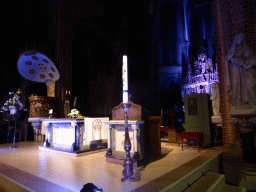 Apse, altar and pulpit of the Augustijnenkerk church