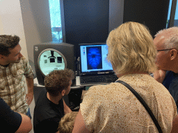 Philips facial scan demo at the ground floor of building HTC34 at the High Tech Campus Eindhoven, during the High Tech Campus Eindhoven Open Day 2022