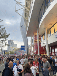 Northeast side of the Philips Stadium at the PSV-laan street